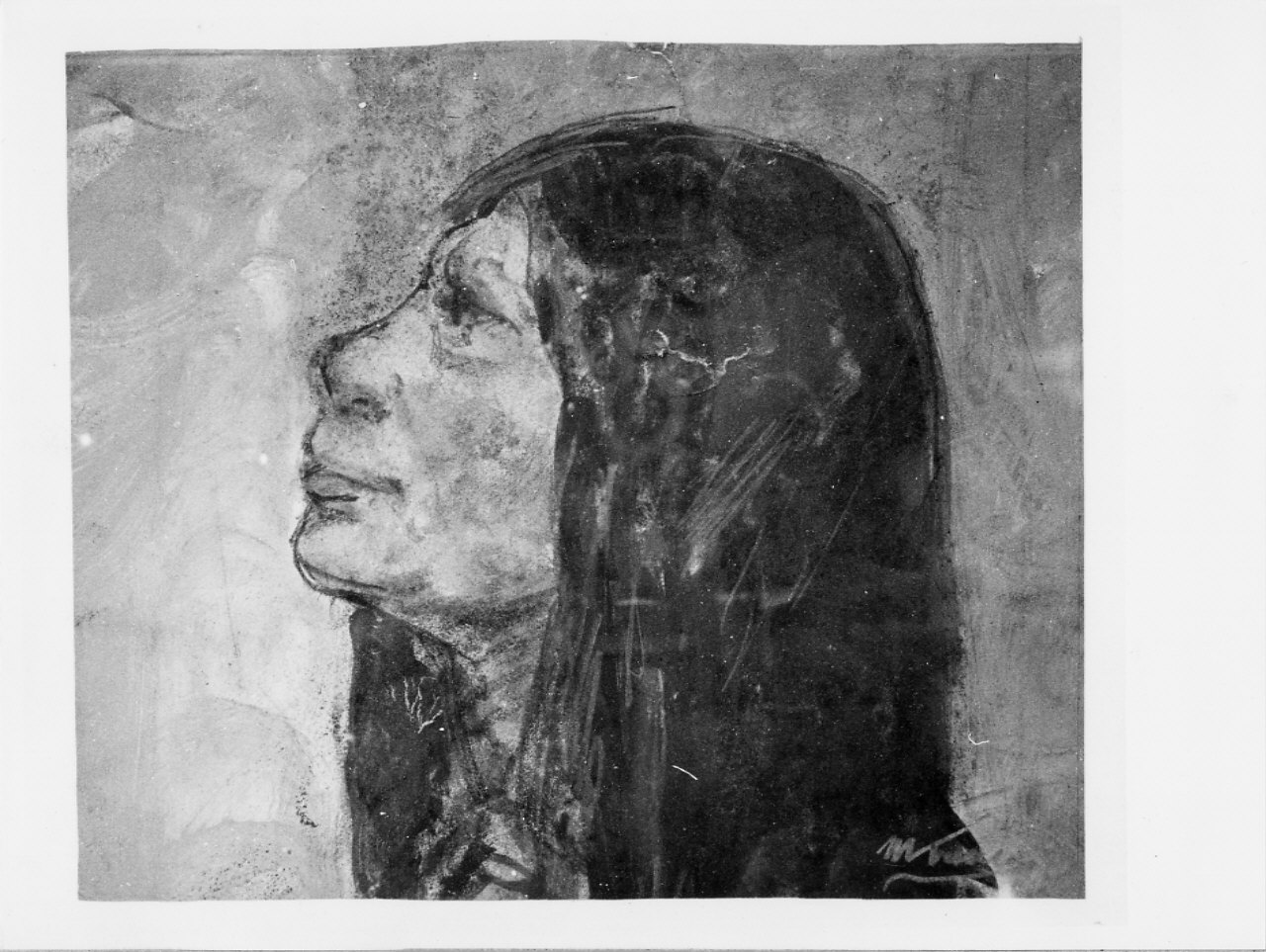 India paraense, ritratto di donna (disegno, opera isolata) di Trucco Manlio (sec. XX)
