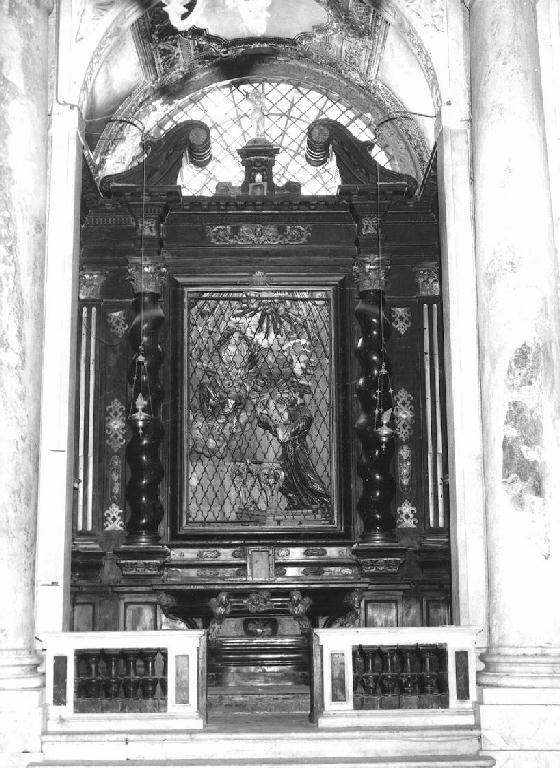 elementi decorativi (altare, elemento d'insieme) - bottega ligure (terzo quarto, secondo quarto sec. XVII, sec. XVIII)