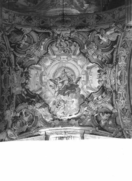 Dio Padre in gloria (dipinto) di Celle Giovanni Luca (attribuito), Celle Gerolamo (seconda metà sec. XVIII)