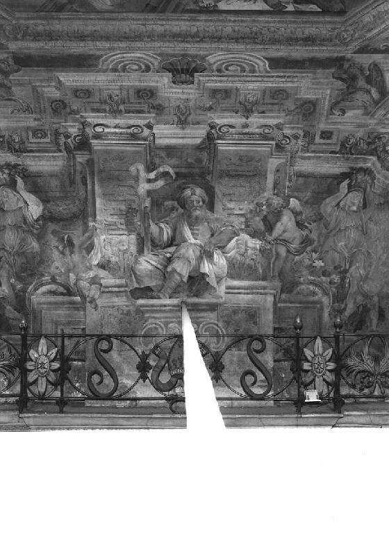 Isaia (dipinto, elemento d'insieme) di Carlone Giovanni Battista (attribuito), Brozzi Paolo (attribuito) (terzo quarto sec. XVII)
