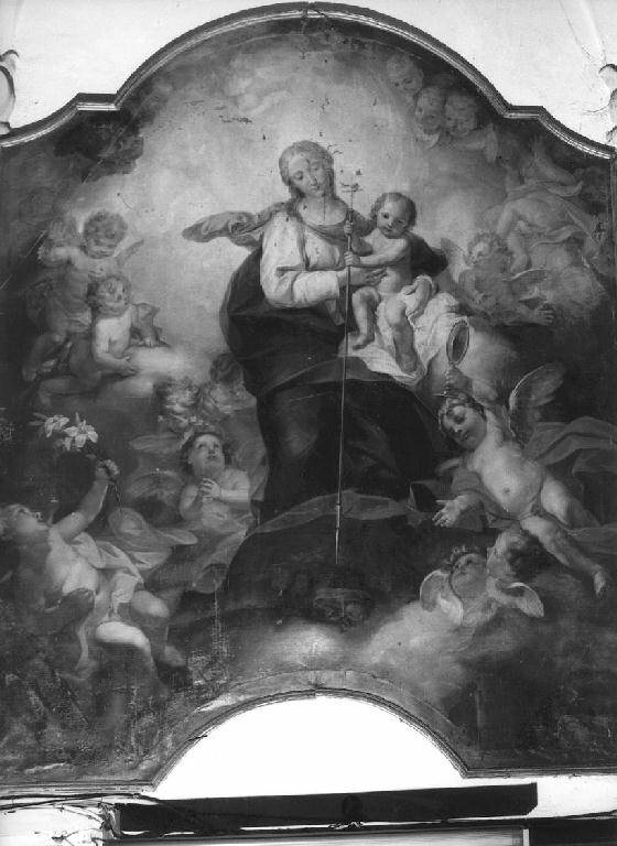 Immacolata Concezione (dipinto) di Galeotti Giuseppe (attribuito) (sec. XVIII)