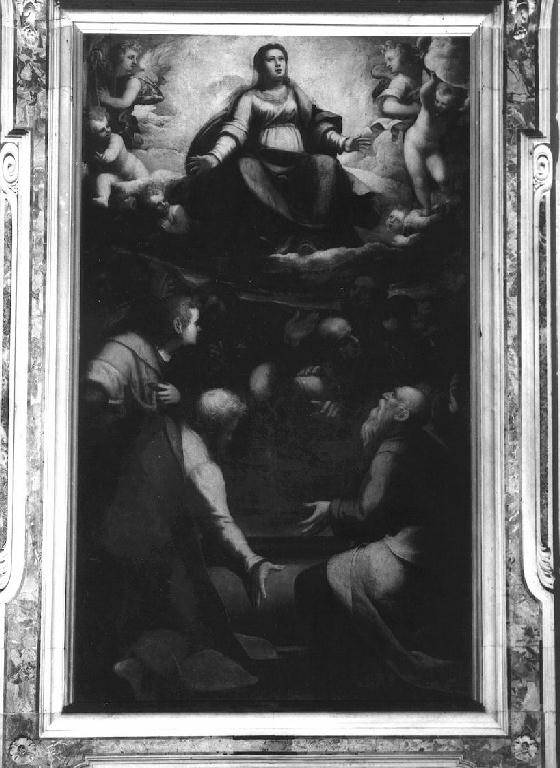 assunzione della Madonna (dipinto) di Semino Alessandro (attribuito), Semino Cesare (attribuito) (fine sec. XVI)