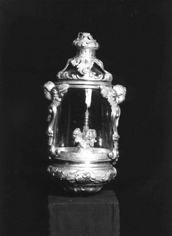 elementi decorativi (reliquiario a teca, frammento) - bottega genovese (metà sec. XVIII)