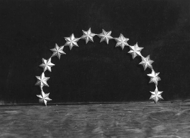 aureola di immagine sacra - bottega genovese (primo quarto sec. XIX)