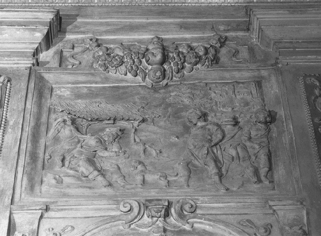 San Rocco (rilievo) di Sparzo Marcello (attribuito) (inizio sec. XVII)