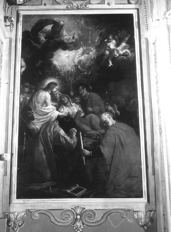 transito della Madonna (dipinto) di Fiasella Domenico detto Sarzana (attribuito) (secondo quarto sec. XVII)