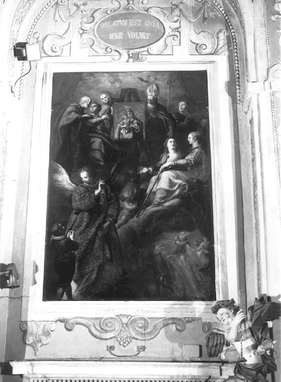 San Luca ritrae la Madonna (dipinto) di Ansaldo Giovanni Andrea (attribuito) (primo quarto sec. XVII)
