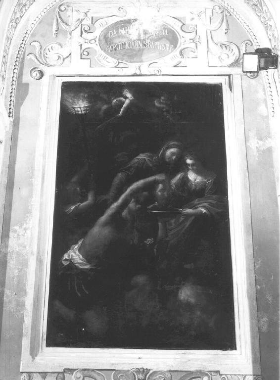 decapitazione di San Giovanni Battista (dipinto) di Merano Giovanni Battista (attribuito) (metà sec. XVII)