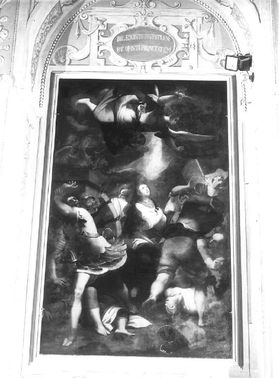 Santa Caterina d'Alessandria (dipinto) di Semino Alessandro (attribuito), Semino Cesare (attribuito) (fine/inizio secc. XVI/ XVII)