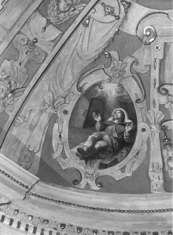 San Rocco colpito dalla peste (dipinto, elemento d'insieme) di Carlone Giovanni detto Genovese (attribuito) (prima metà sec. XVII)
