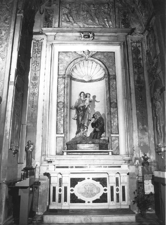 elementi decorativi (altare, elemento d'insieme) - bottega genovese (primo quarto sec. XX)