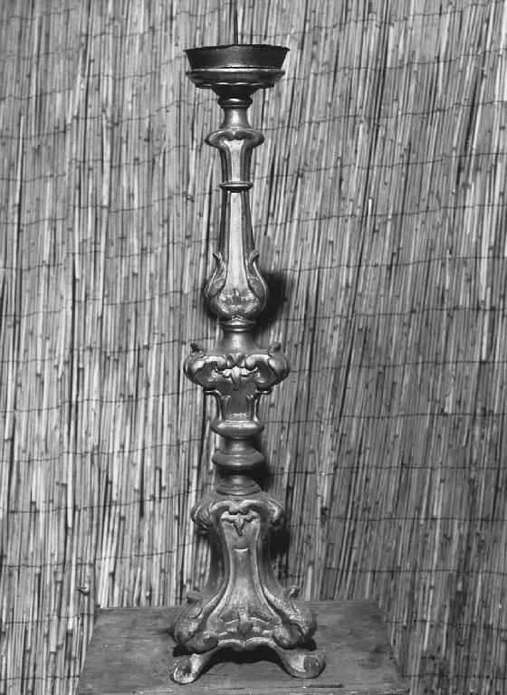 elementi decorativi (candeliere d'altare) - bottega ligure (seconda metà sec. XVIII)