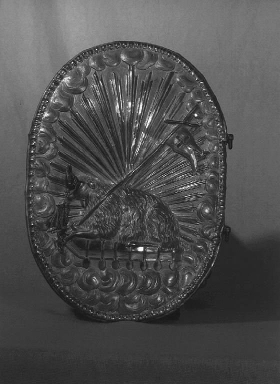 Agnus Dei (sportello di tabernacolo) - bottega ligure (sec. XIX)