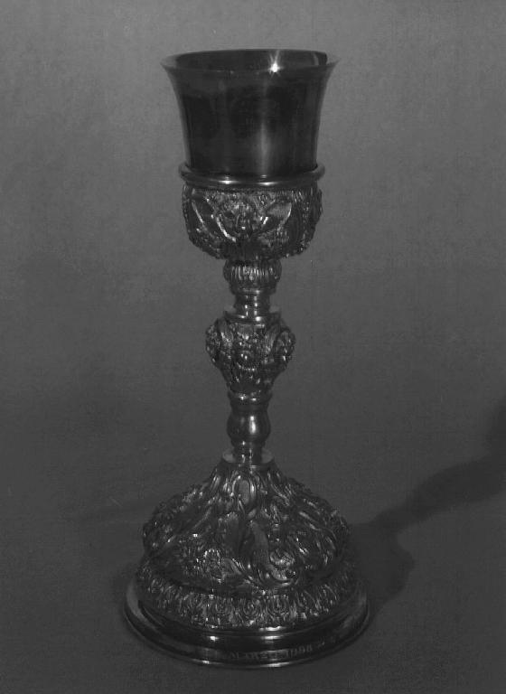 Sacro Cuore di Gesù/ Sacro Cuore di Maria (calice) - bottega ligure (primo quarto sec. XX)