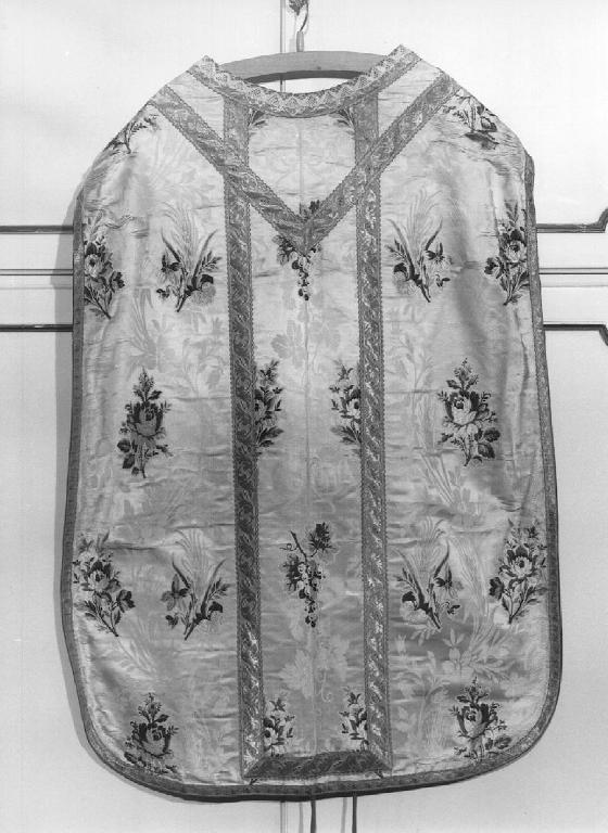 elementi decorativi (pianeta) - manifattura ligure (fine/inizio secc. XVIII/ XIX)