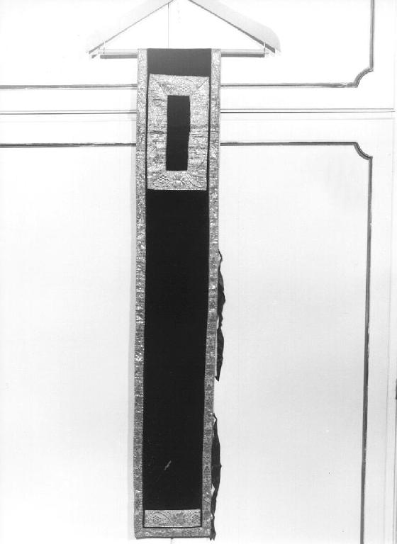 elementi decorativi (stolone di pianeta) - manifattura ligure (sec. XIX)