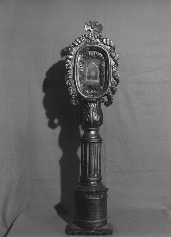 motivi decorativi (reliquiario - a ostensorio) - bottega ligure (seconda metà sec. XIX)
