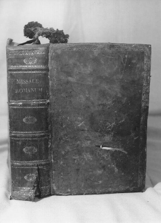 coperta di libro - ambito italiano (primo quarto sec. XIX)