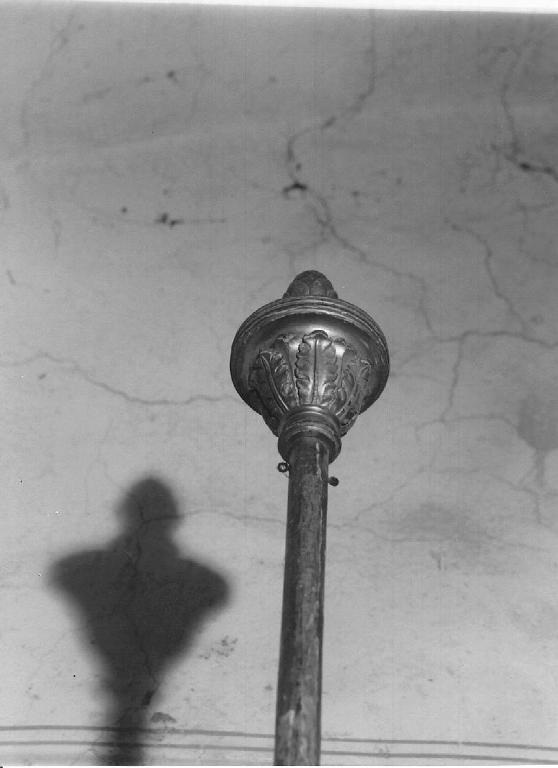 motivi decorativi (mazza processionale) - bottega ligure (prima metà sec. XIX)