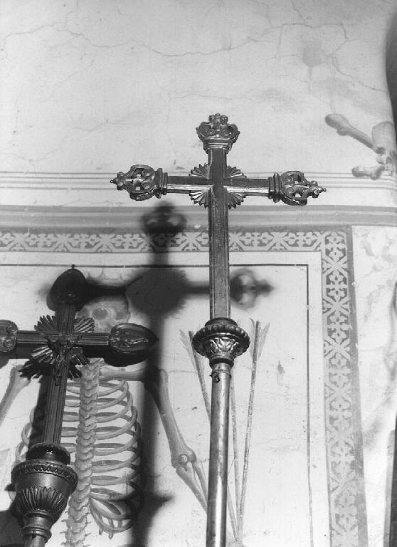 Cristo crocifisso (croce processionale) - bottega ligure (sec. XIX)