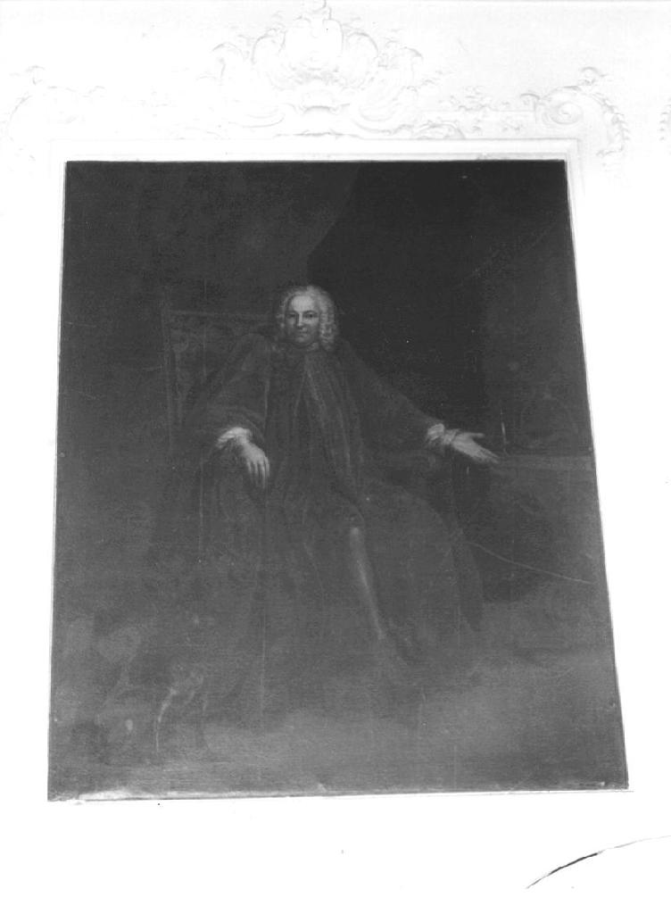 ritratto del Doge Giovanni Battista Cattaneo della Volta (dipinto) di Delle Piane Giovanni Maria detto Mulinaretto (attribuito) (primo quarto sec. XVIII)