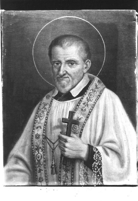 San Vincenzo dè Paoli (dipinto) - ambito ligure (seconda metà sec. XIX)