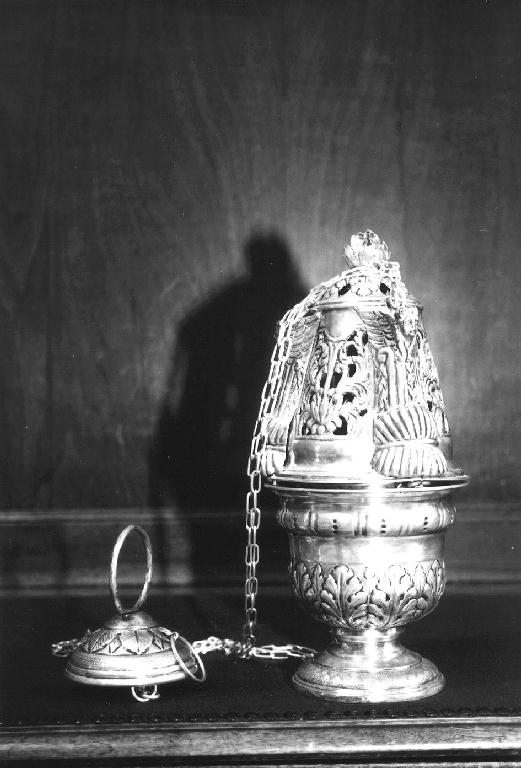 motivi decorativi (turibolo) - bottega ligure (ultimo quarto sec. XIX)