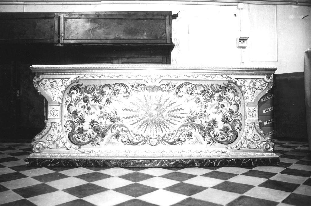 motivi decorativi (paliotto) - manifattura ligure (ultimo quarto sec. XIX)