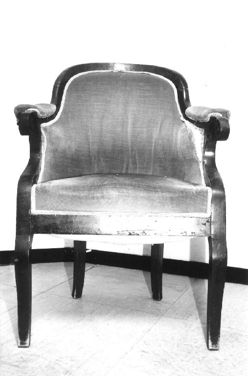 poltroncina - bottega ligure (fine/inizio secc. XIX/ XX)
