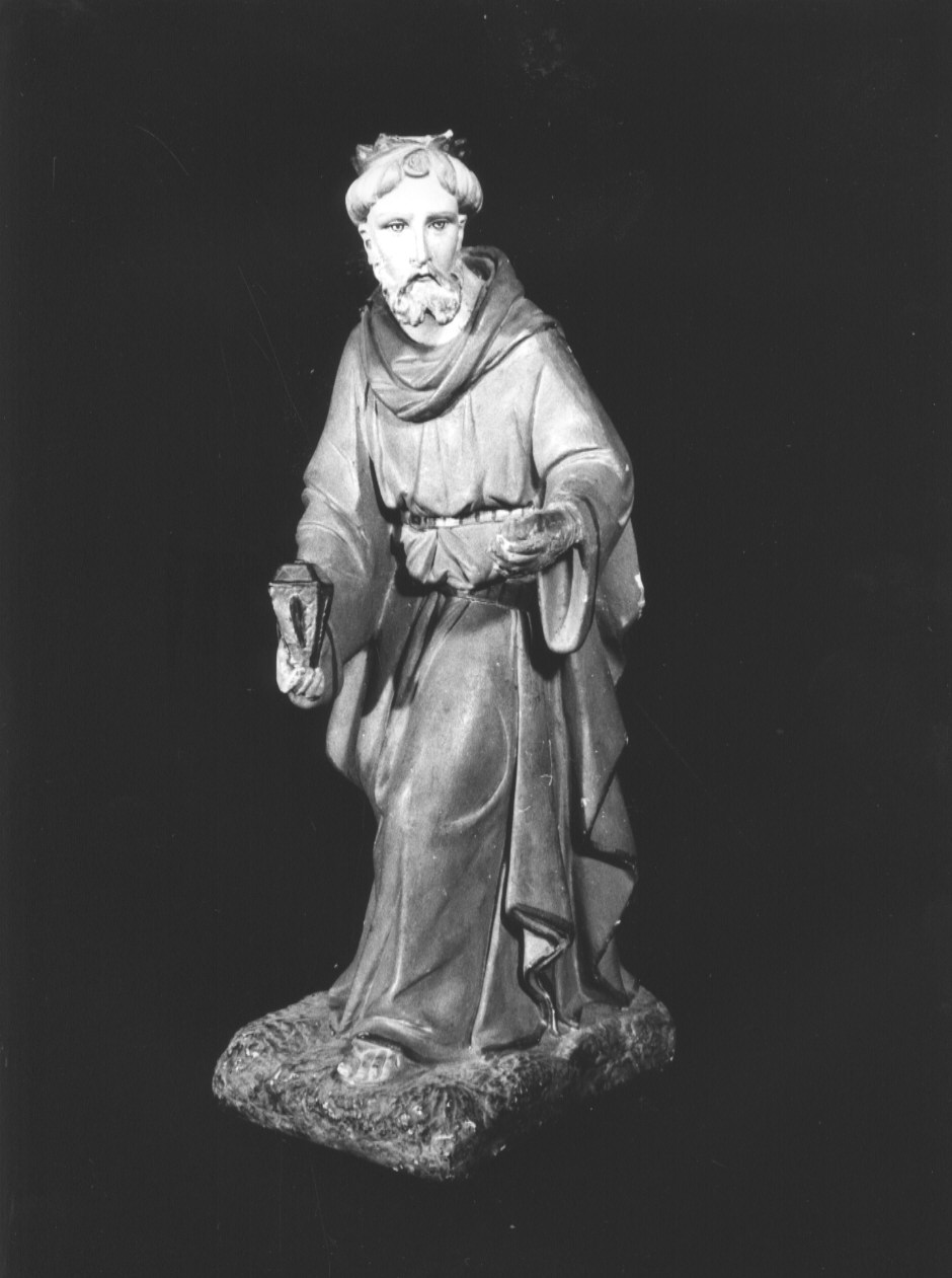 MELCHIORRE (statuetta di presepio, elemento d'insieme) - PRODUZIONE LIGURE (sec. XX)