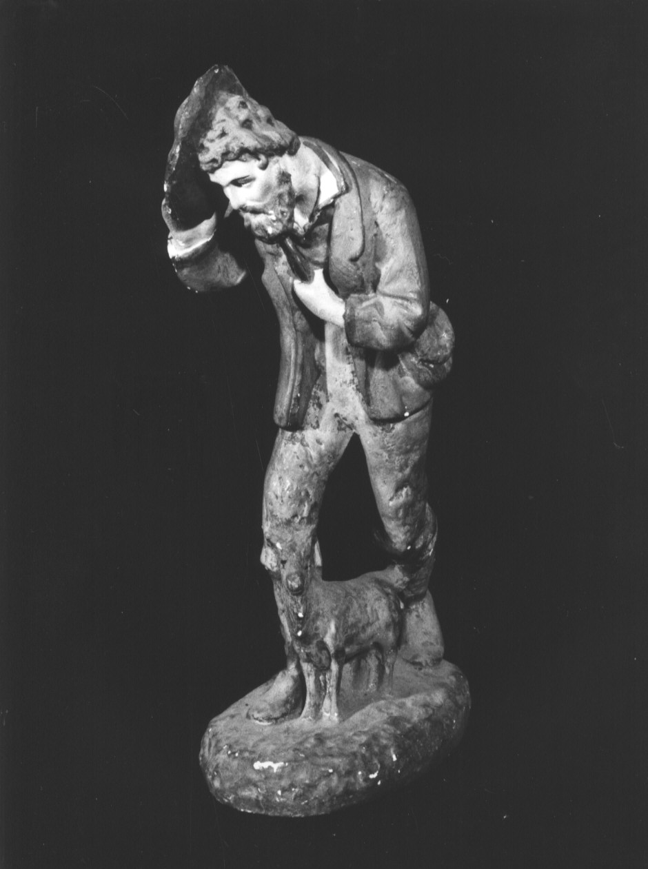 statuetta di presepio, elemento d'insieme - PRODUZIONE LIGURE (prima metà sec. XX)