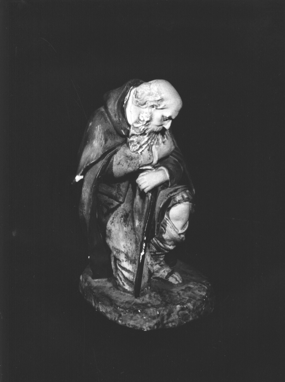 statuetta di presepio, elemento d'insieme - PRODUZIONE LIGURE (prima metà sec. XX)