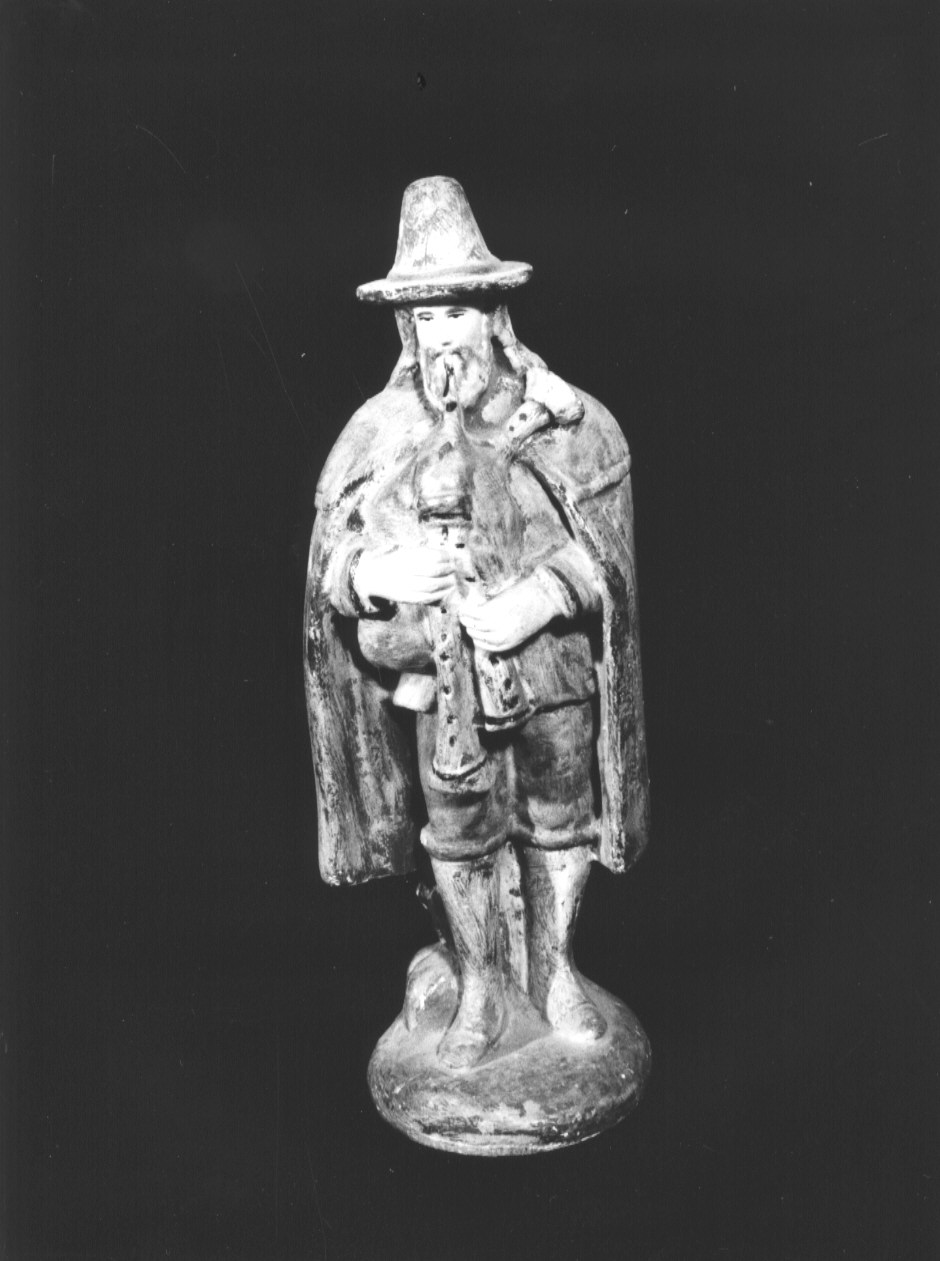 statuetta di presepio, elemento d'insieme - PRODUZIONE LIGURE (prima metà sec. XX)