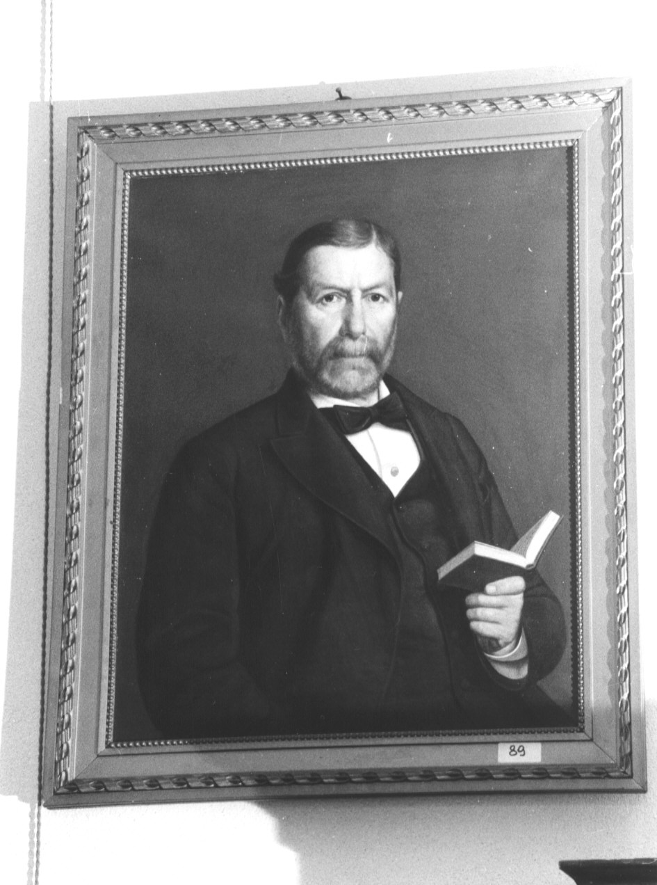 ritratto d'uomo (dipinto, opera isolata) - ambito ligure (?) (fine/inizio secc. XIX/ XX)