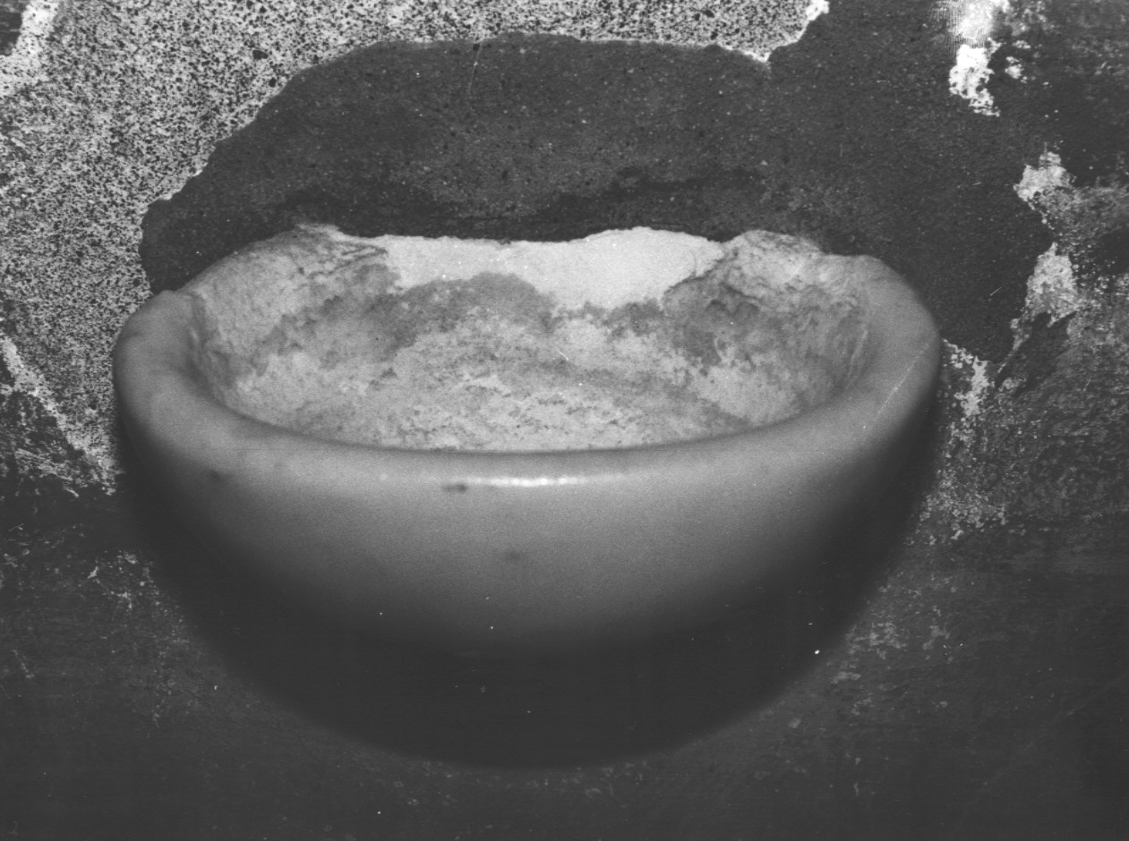 acquasantiera da parete - PRODUZIONE LIGURE (fine sec. XIX)