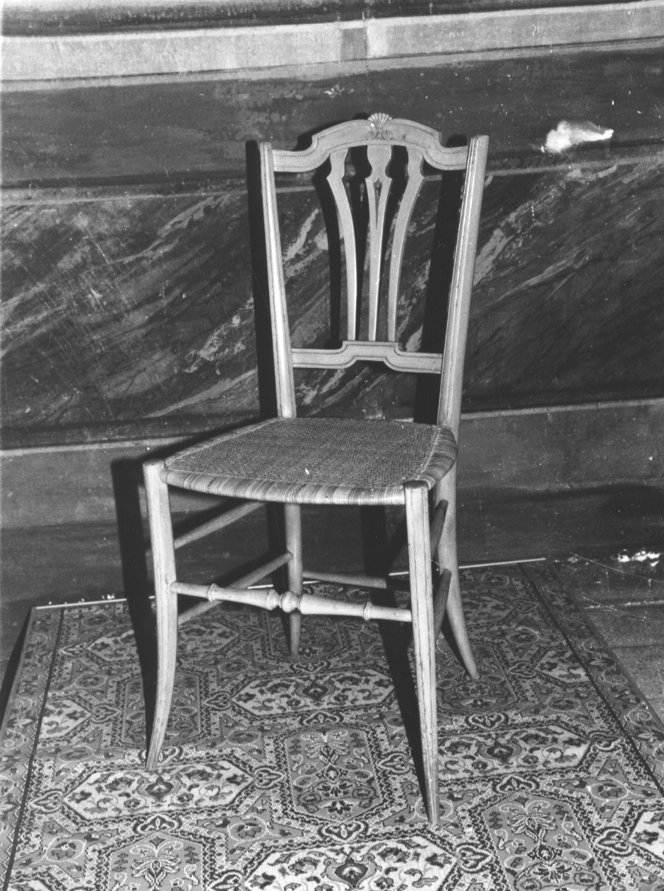 sedia, serie di Pozzi Francesco (secondo quarto sec. XX)