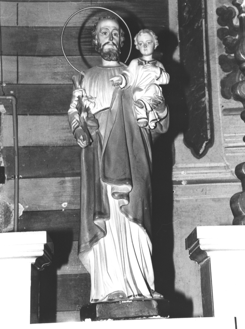 San Giuseppe e Gesù Bambino (statua) - produzione ligure (?) (secondo quarto sec. XX)