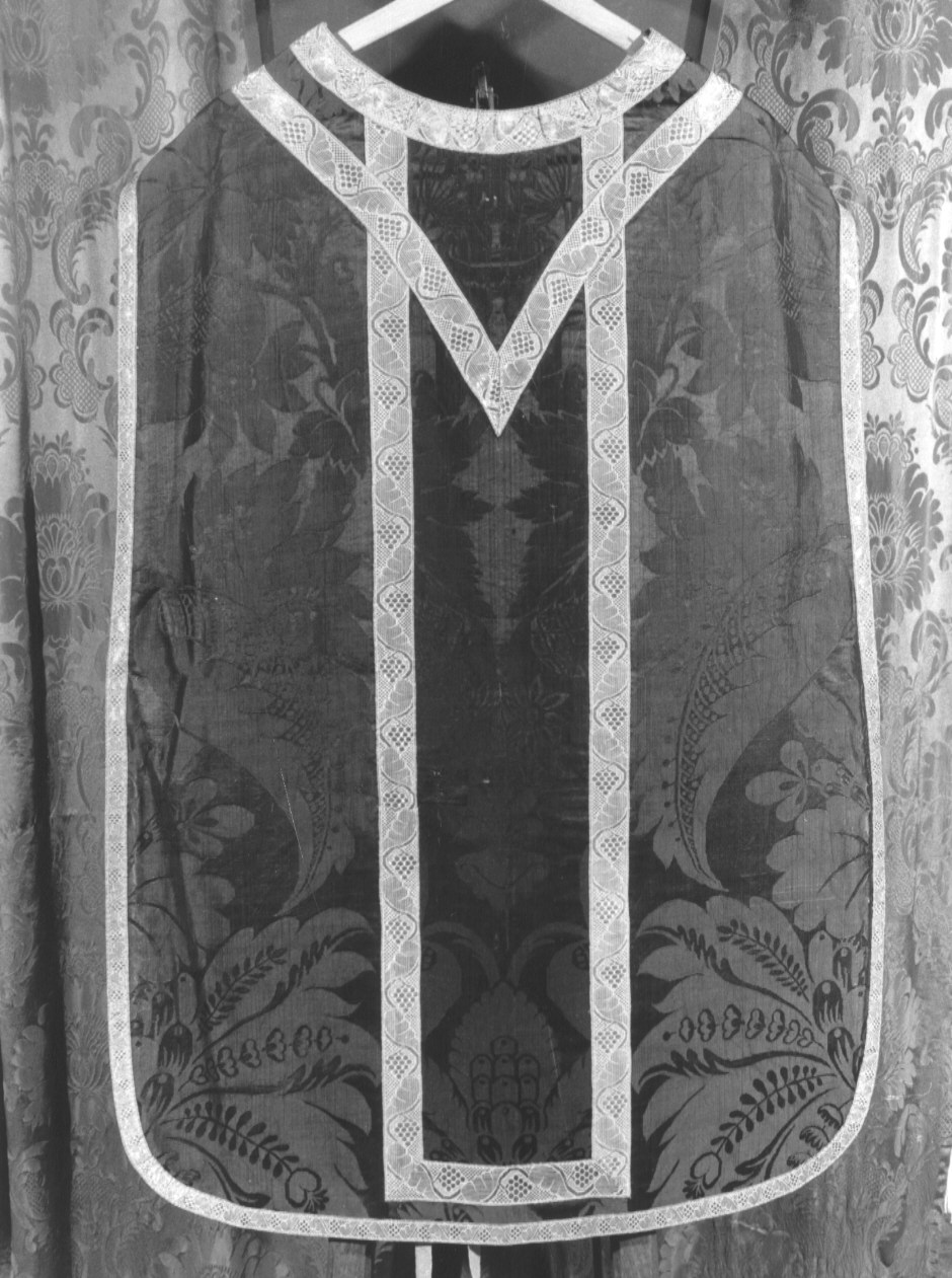 paramento liturgico, insieme - manifattura ligure (metà sec. XIX)