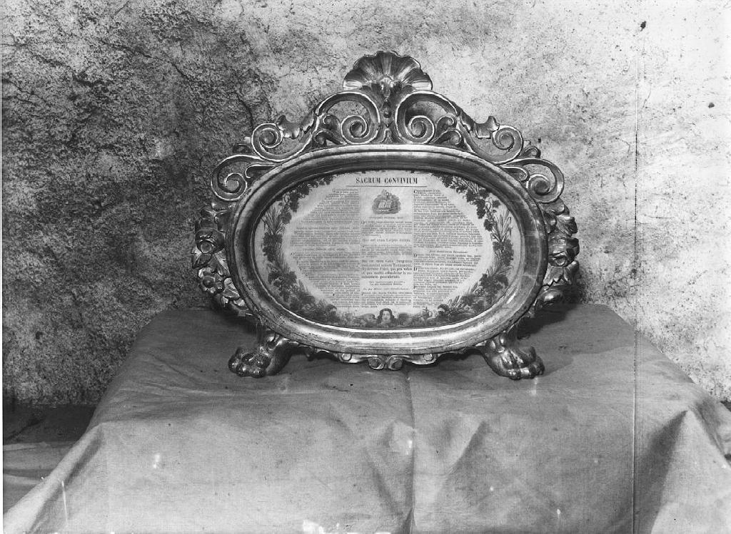 cartagloria - ambito ligure (inizio sec. XIX)