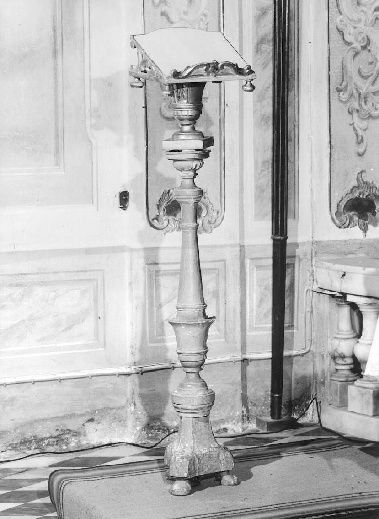 leggio, opera isolata - PRODUZIONE GENOVESE (sec. XIX)