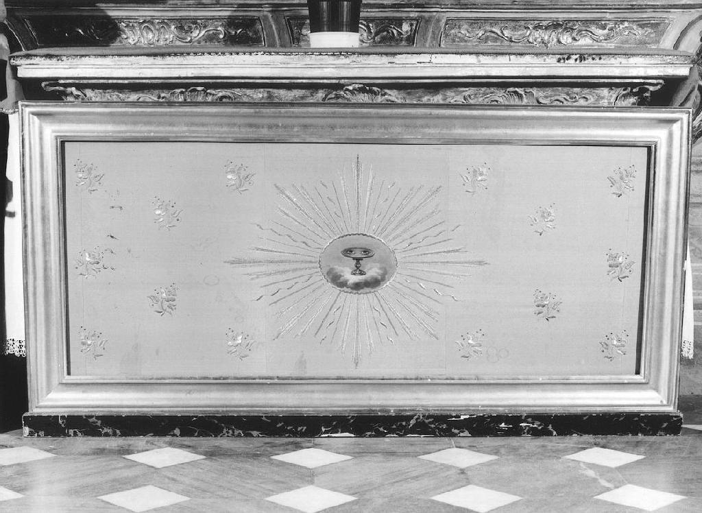 paliotto - a pannello architettonico, opera isolata - PRODUZIONE GENOVESE (prima metà sec. XX)