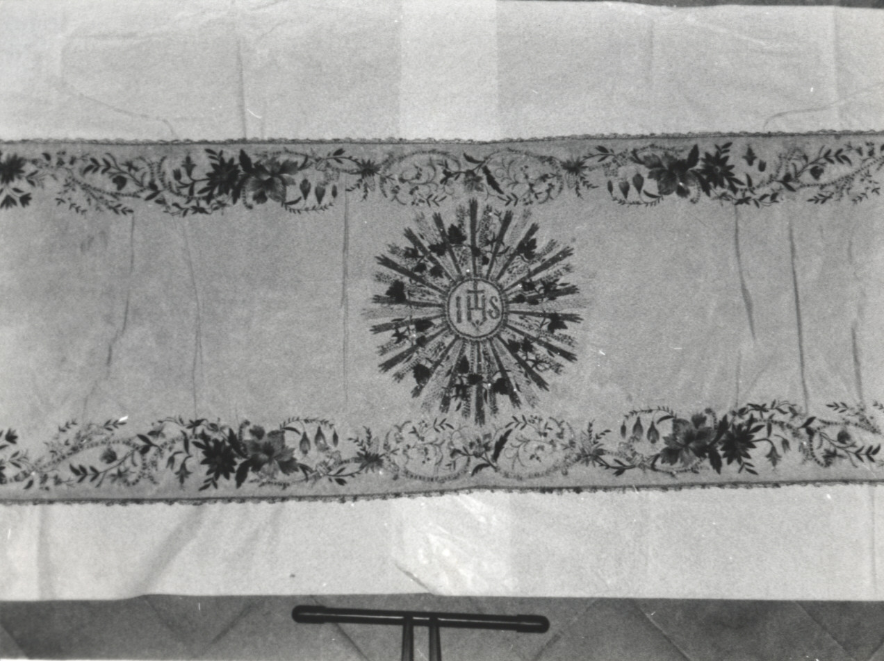 velo omerale, opera isolata - manifattura ligure (sec. XIX)