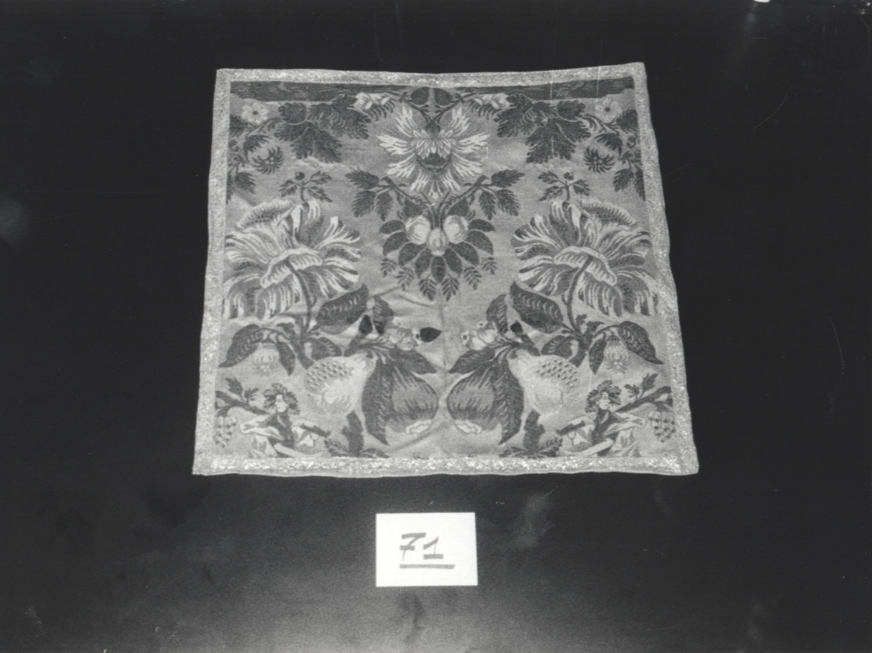 velo di calice, opera isolata - manifattura ligure (prima metà sec. XVIII)