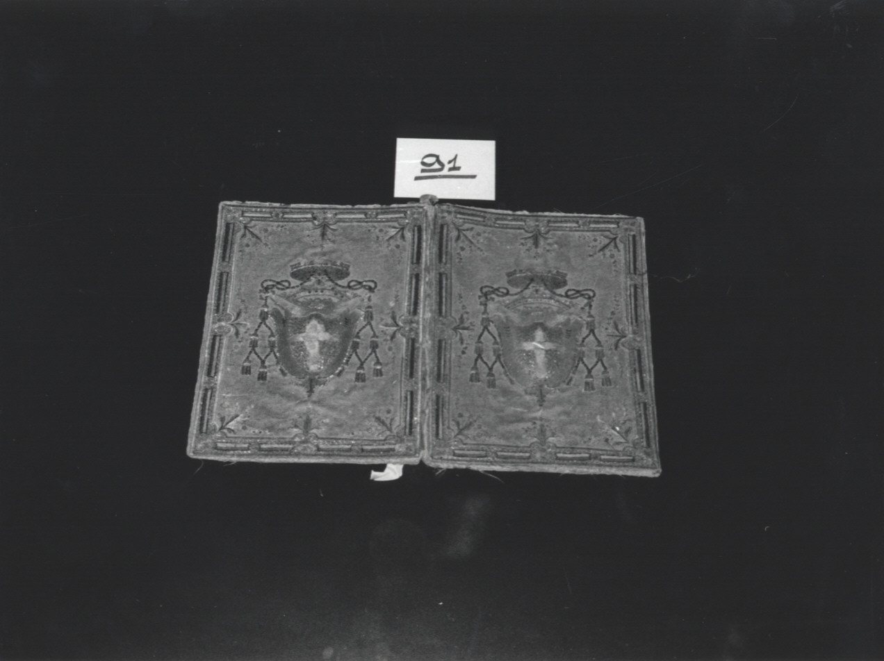 coperta di libro liturgico, opera isolata - manifattura ligure (seconda metà sec. XVIII)