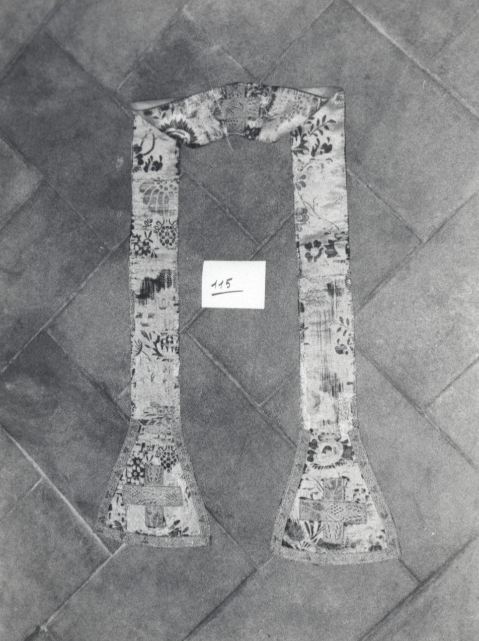 stola - manifattura ligure (sec. XIX)