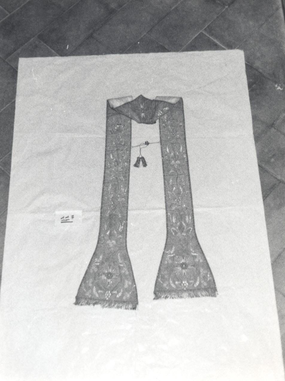 stola - manifattura ligure (sec. XIX)