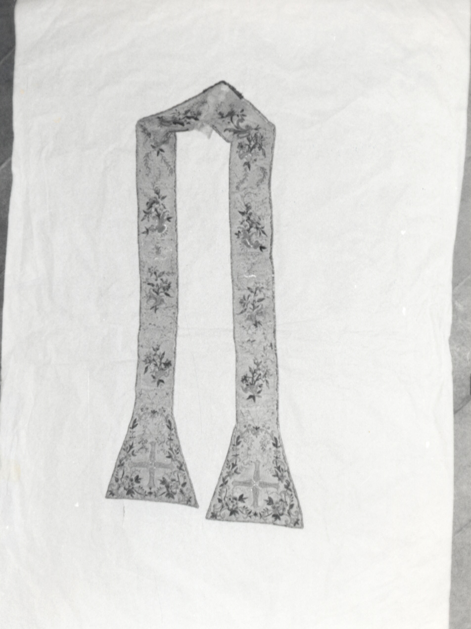 stola, opera isolata - manifattura ligure (sec. XIX)