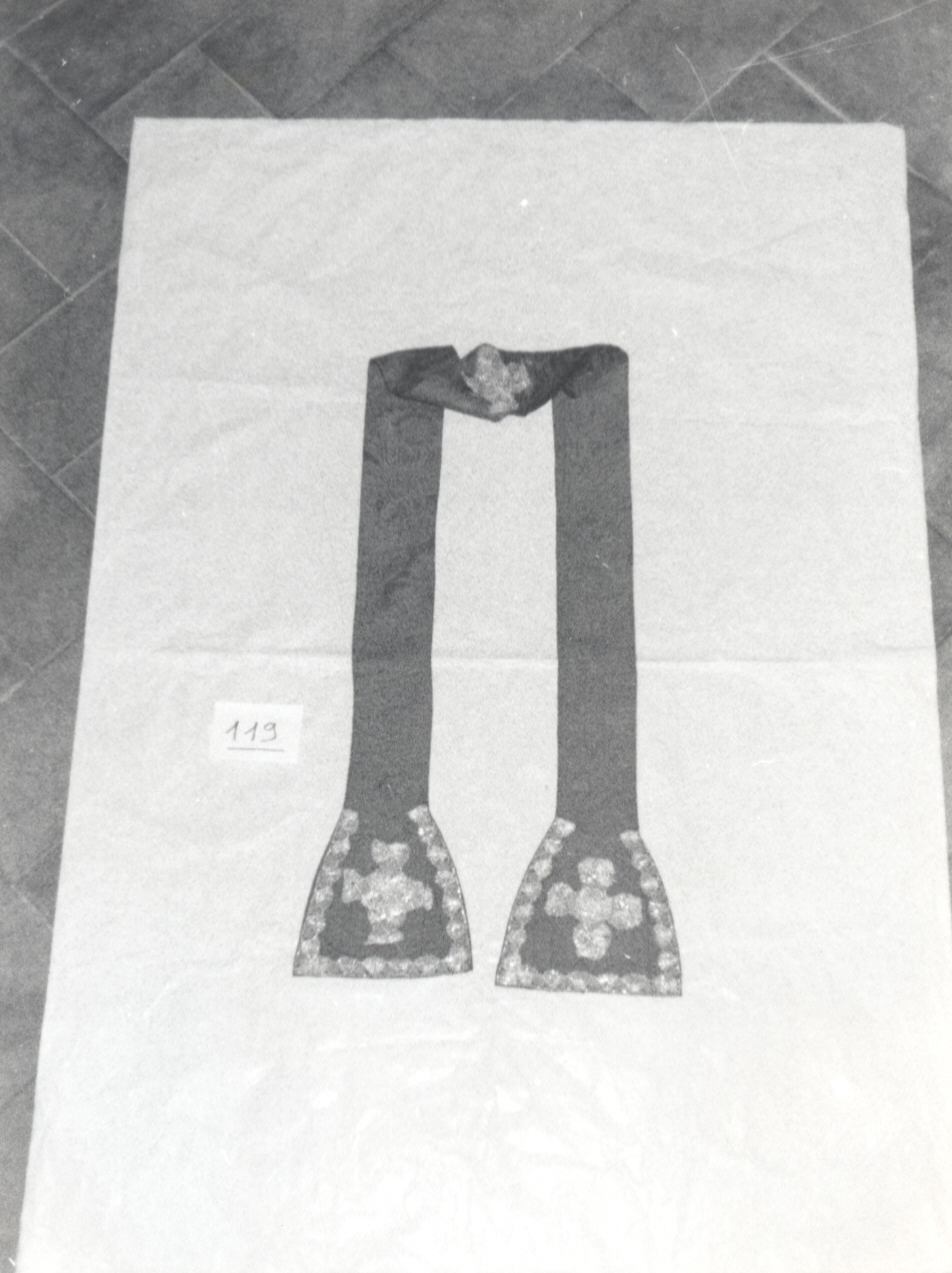 stola, opera isolata - manifattura ligure (sec. XIX)