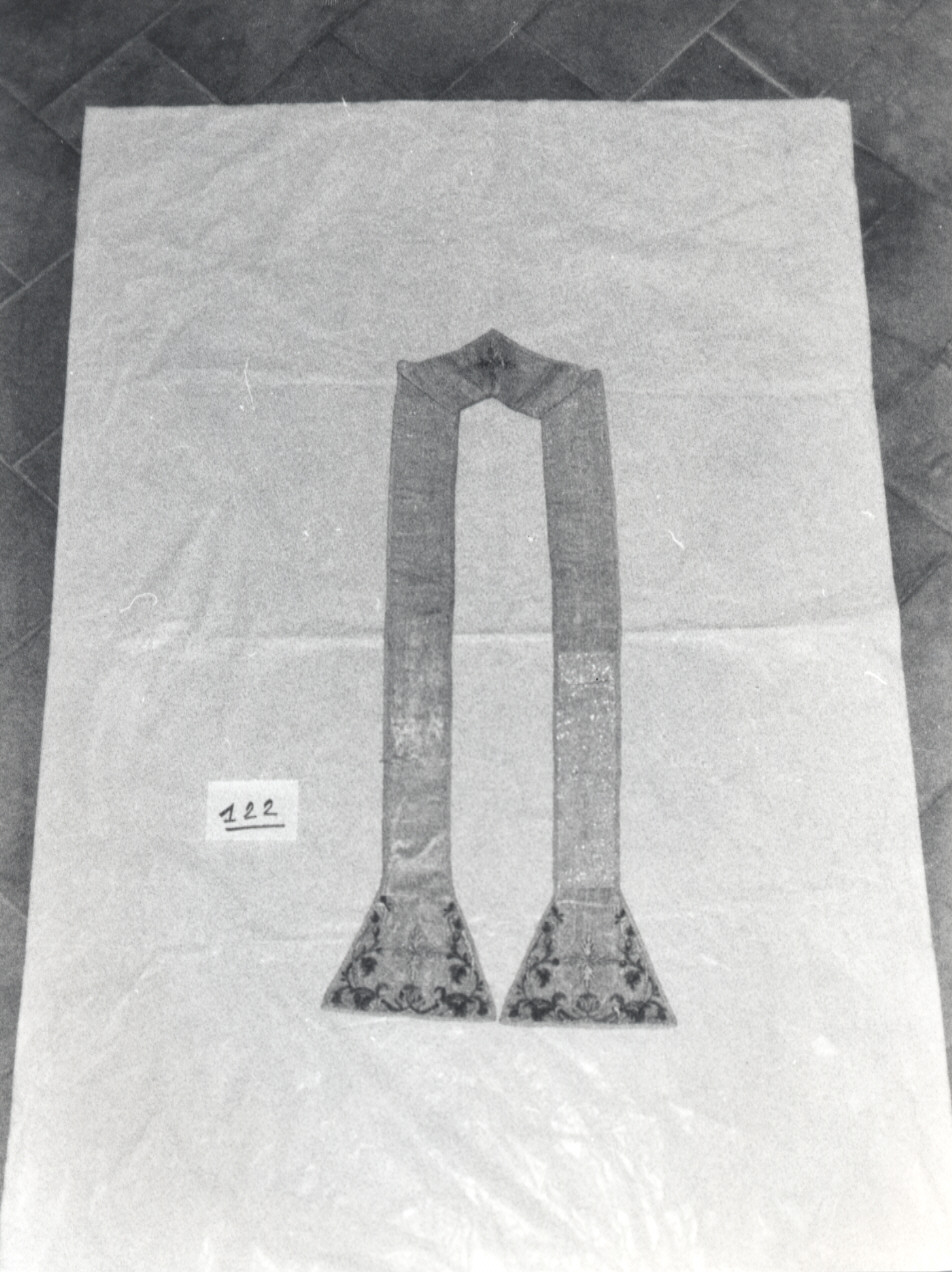 stola, opera isolata - manifattura ligure (sec. XIX)