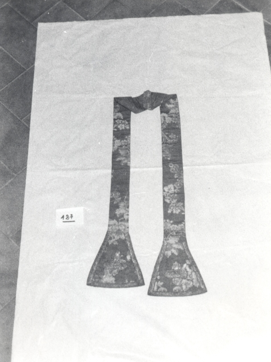 stola, opera isolata - manifattura ligure (sec. XIX)